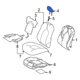 Toyota OE - Front Left Headrest