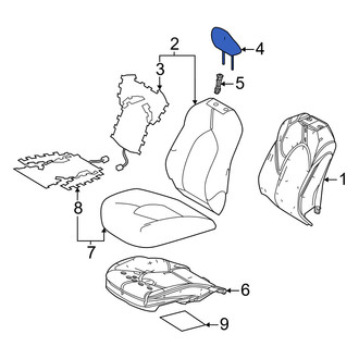 Toyota OE - Front Left Headrest