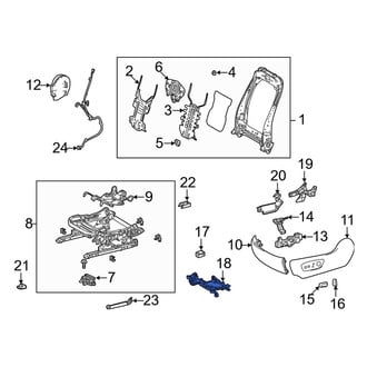 Toyota OE - Left Power Seat Wiring Harness Bracket
