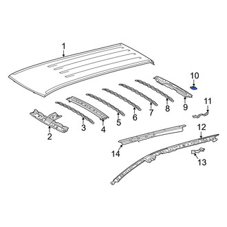 Toyota OE - Roof Header Panel Bracket