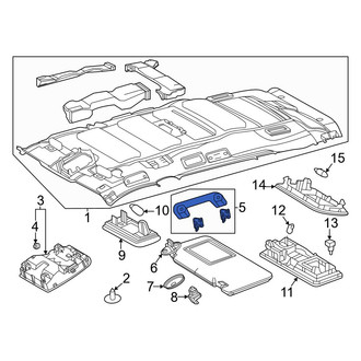 Toyota OE - Rear Right Interior Grab Bar