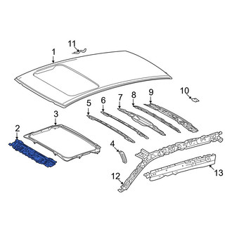 Toyota OE - Front Roof Header Panel