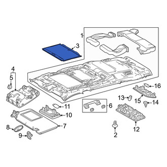Toyota OE - Sunroof Cover