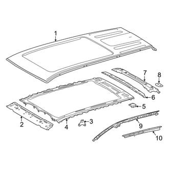 Toyota OE - Roof & Components (Panoramic Roof), (Hybrid Platinum / Platinum)
