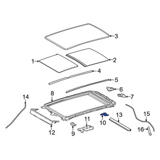 Toyota OE - Rear Right Sunroof Frame Bracket