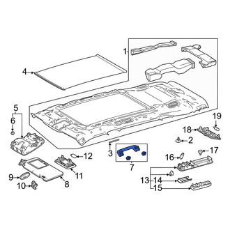 Toyota OE - Rear Right Interior Grab Bar