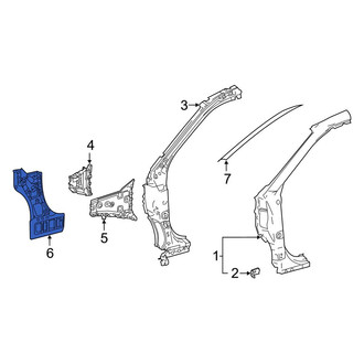 Toyota OE - Front Right Cowl Side Panel