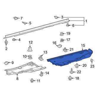 Toyota OE - Rear Floor Pan Splash Shield