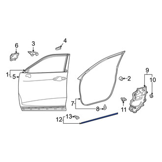 Toyota OE - Front Lower Door Shell Seal