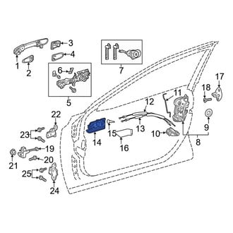 Toyota OE - Front Right Inner Interior Door Handle