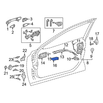 Toyota OE - Front Left Interior Door Handle Screw Cap