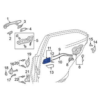 Toyota OE - Front Right Inner Interior Door Handle
