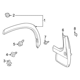 Toyota OE - Quarter Panel - Exterior Trim