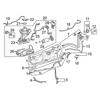 Toyota OE - Fuel Filler Neck Insulator
