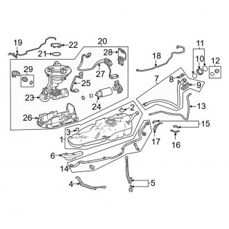 2025 Toyota Highlander Fuel Tanks & Parts | CARiD