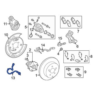 Toyota OE - Rear Left Brake Hydraulic Hose