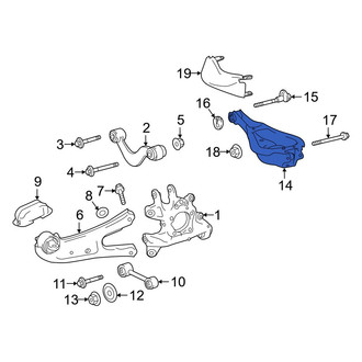 Toyota OE - Front Left Suspension Control Arm