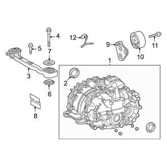 Toyota OE - Rear Suspension - Axle & Differential (Hybrid LE / Hybrid Limited / Hybrid Platinum / Hybrid XLE AWD)