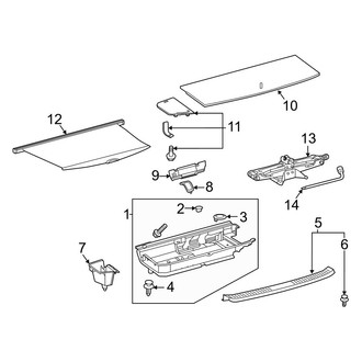 Toyota OE - Rear Body & Floor - Interior Trim