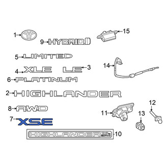Toyota OE - Rear Hatch Emblem