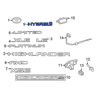 Toyota OE - Rear Hatch Emblem