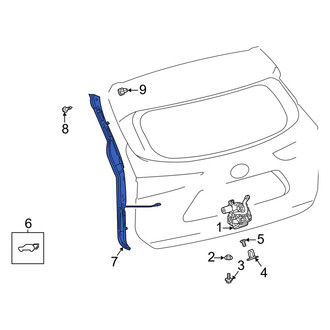 Toyota OE - Rear Left Liftgate Object Sensor