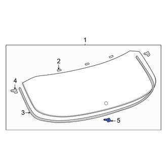 Toyota OE - Lower Liftgate Reveal Molding Clip