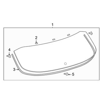 Toyota OE - Lift Gate - Glass