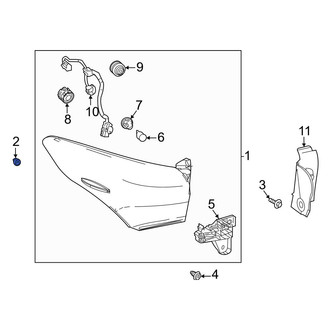 Toyota OE - Tail Light Clip
