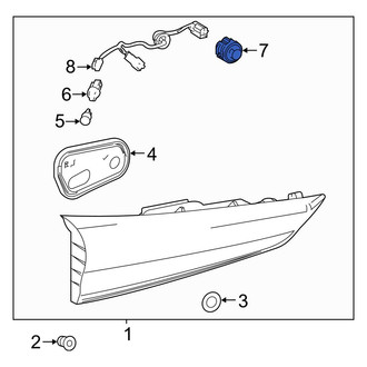Toyota OE - Rear Back Up Light Bulb