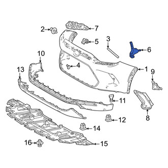 Toyota OE - Front Right Bumper Cover Bracket