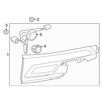 Toyota OE - Rear Lamps - Backup Lamps