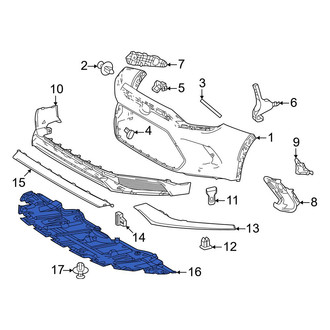 Toyota OE - Front Radiator Support Splash Shield