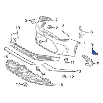 Toyota OE - Right Fog Light Bracket