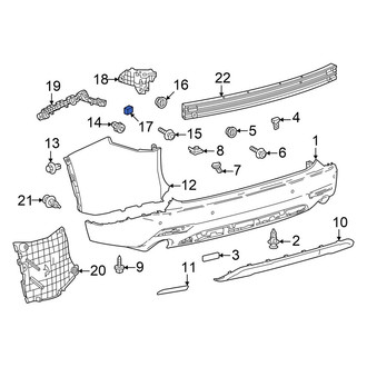 Toyota OE - Upper Bumper Cover Insulator