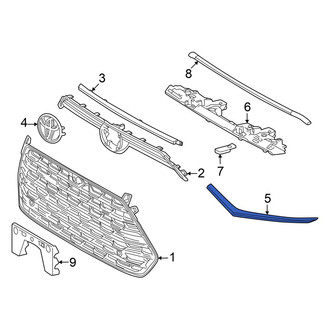 Toyota OE - Front Right Grille Molding