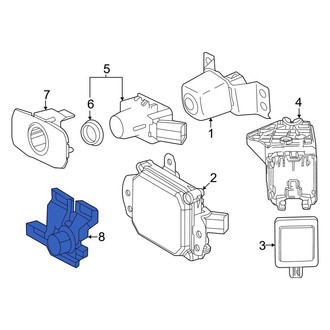 Toyota OE - Rear Center Parking Aid Sensor Housing