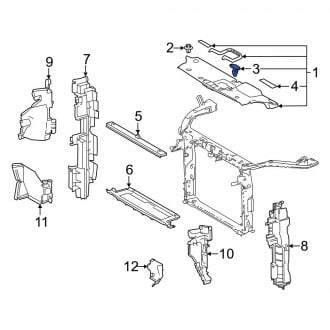Toyota OE - Upper Body B-Pillar Trim Panel Clip