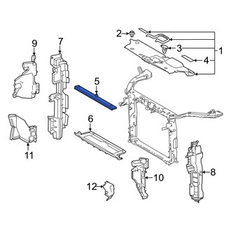 Toyota OE - Front Upper Radiator Support Air Deflector