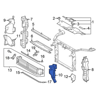Toyota OE - Front Left Upper Radiator Support Air Deflector