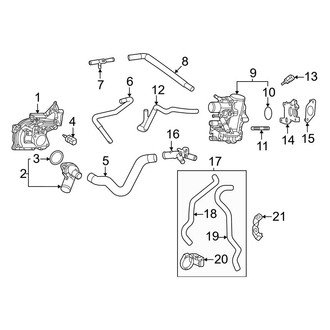 Toyota OE - Cooling - Hoses & Pipes