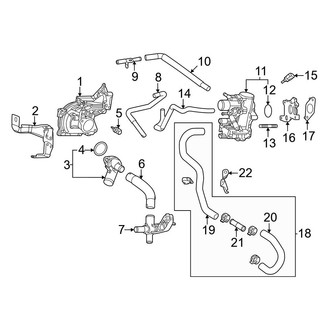 Toyota OE - Cooling - Hoses & Pipes (2.4L)