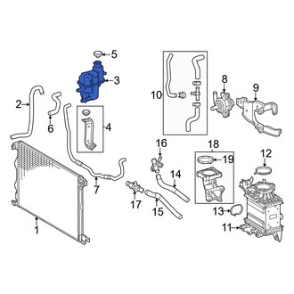 Toyota OE - Drive Motor Inverter Coolant Reservoir