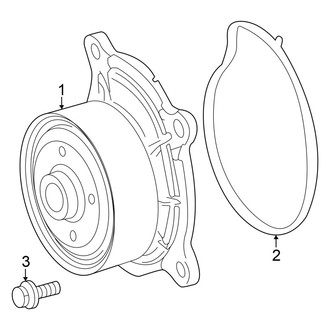 Toyota OE - Cooling - Water Pump (Hybrid Limited / Hybrid Platinum 2.4L)