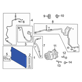 Toyota OE - A/C Condenser