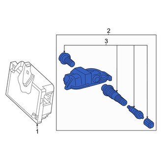 Toyota OE - Tire Pressure Monitoring System (TPMS) Sensor Service Kit
