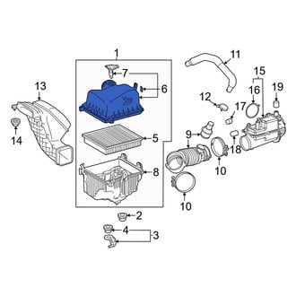 Toyota OE - Upper Air Filter Housing
