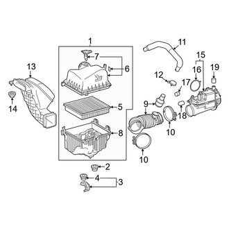 Toyota OE - Air Filter and Housing Assembly
