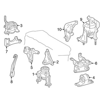 Toyota OE - Engine / Transaxle - Engine & Transmission Mounting