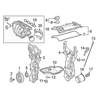 Toyota OE - Engine / Transaxle - Engine Parts (2.5L)